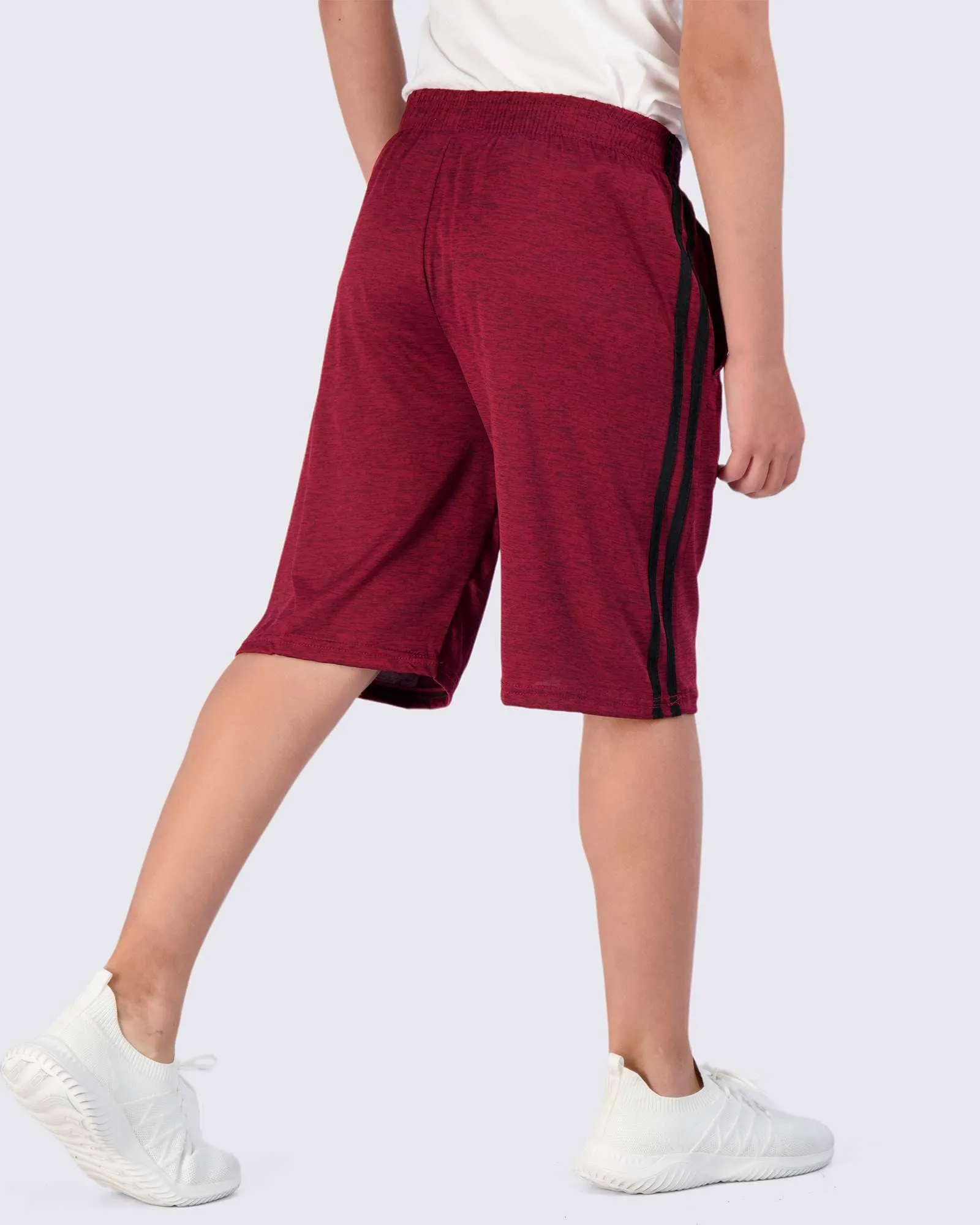 5 Pack: Boys Dry-Fit Active Basketball Shorts