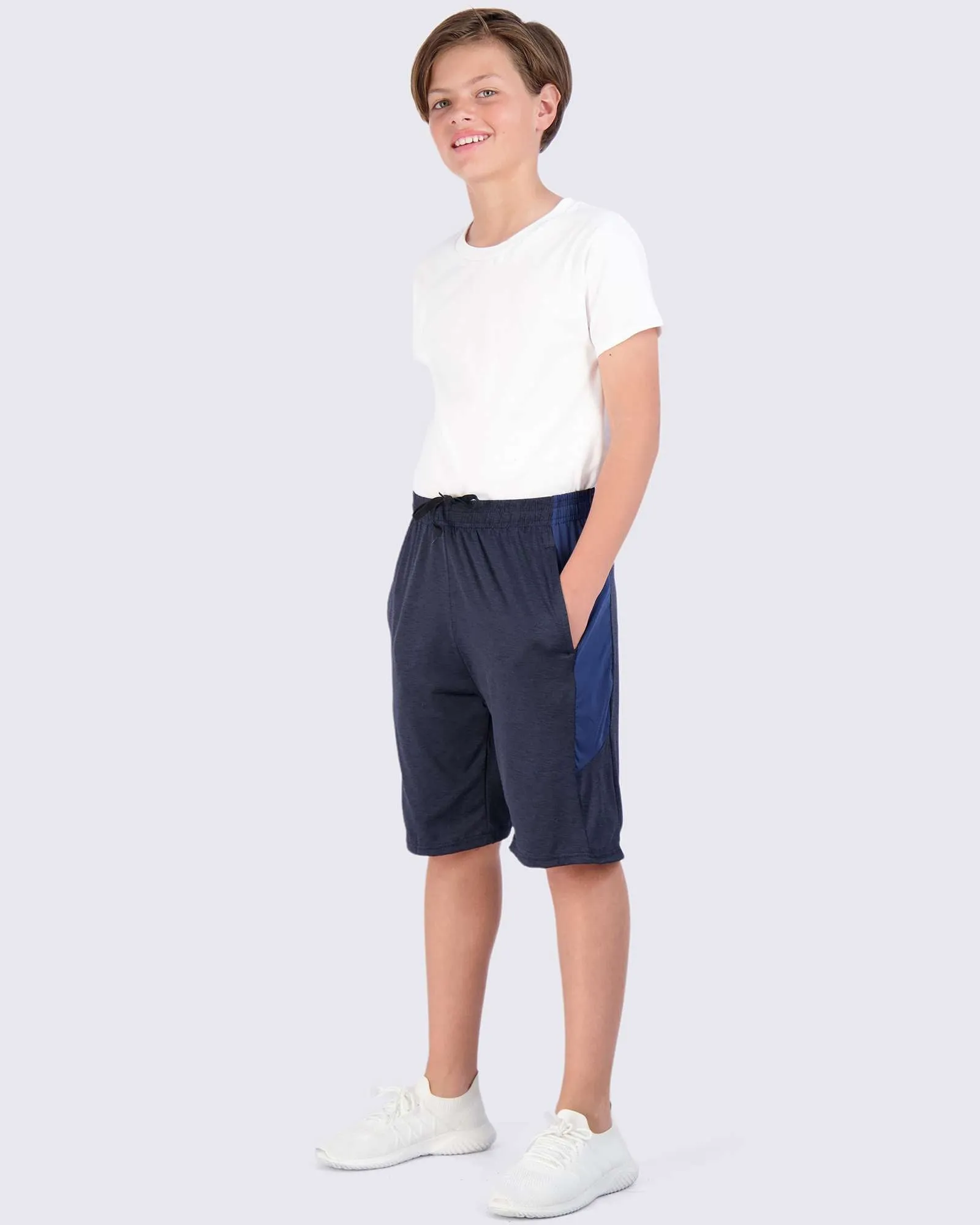 5 Pack: Boys Dry-Fit Active Basketball Shorts