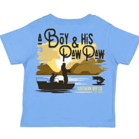 A Boy & His Paw Paw Short Sleeve Adult Tee