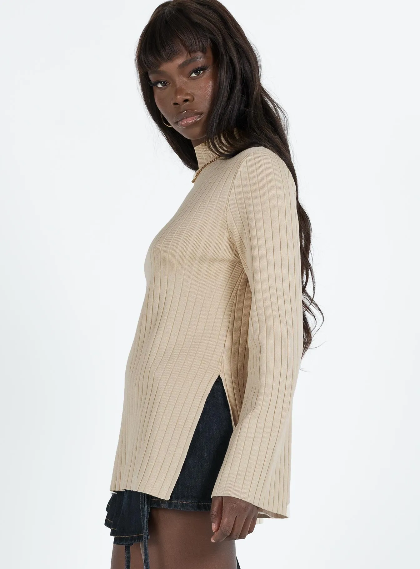 Allen Ribbed Sweater Cream