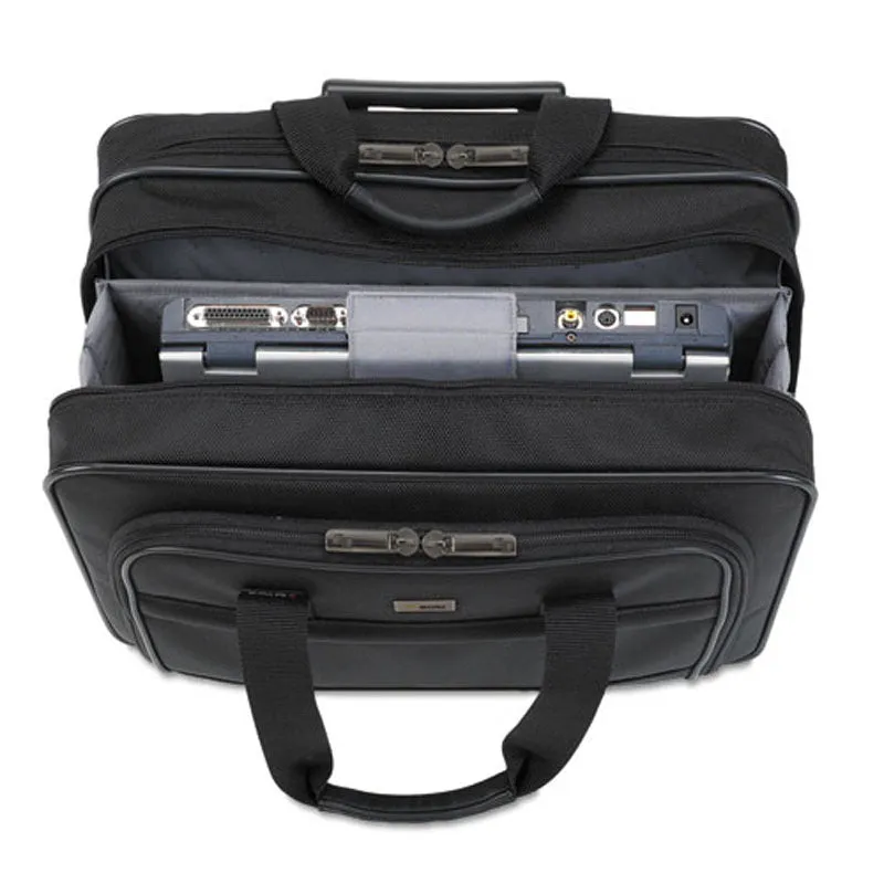 Classic Rolling Case (Fits laptops up to 15 1/2"), Black Polyester