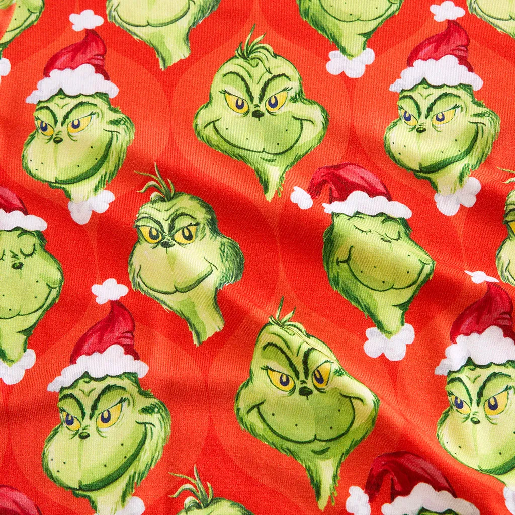 Dr. Seuss The Grinch Men's Luxe Pajama Pant Set