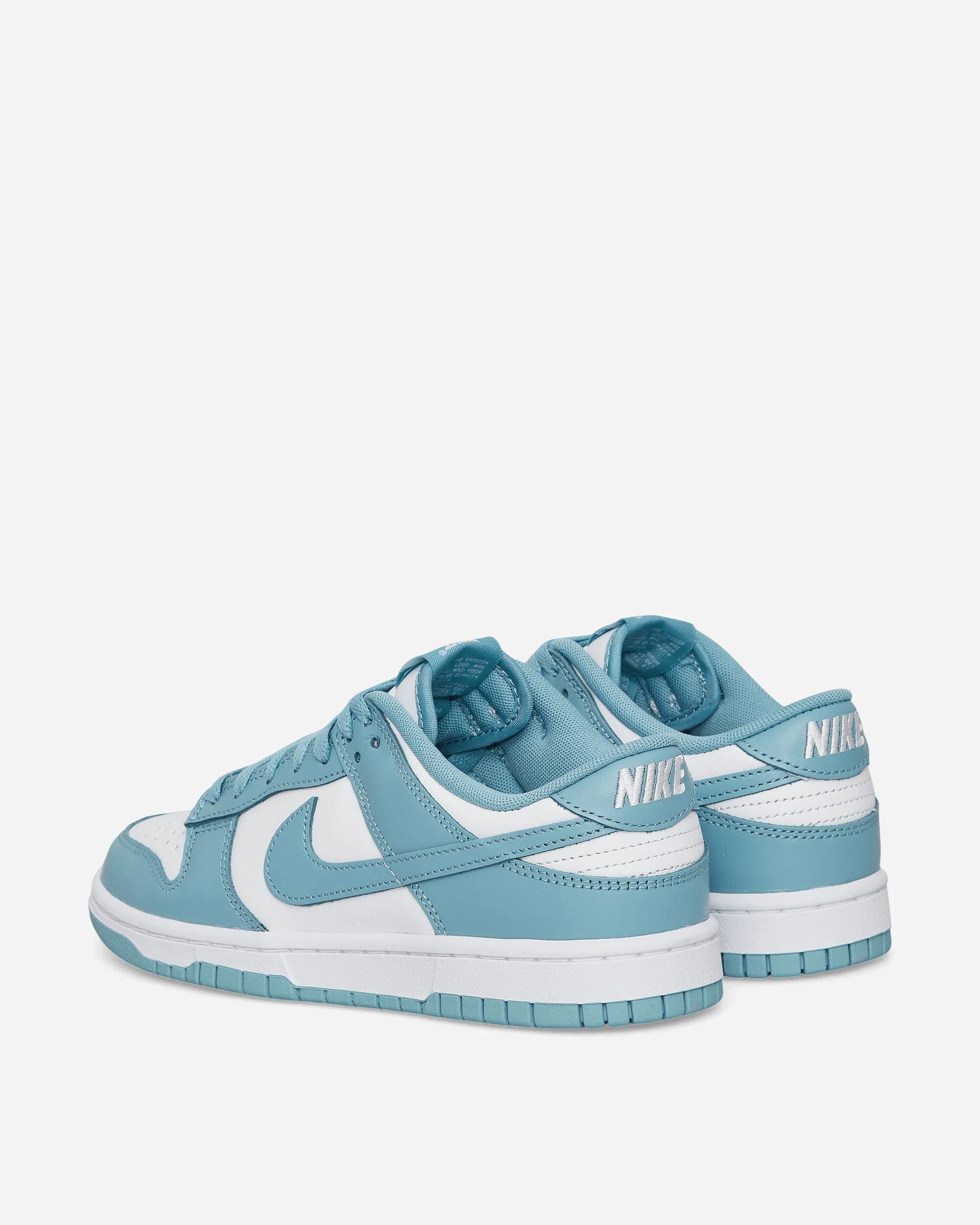 Dunk Low Retro Sneakers White / Denim Turquoise