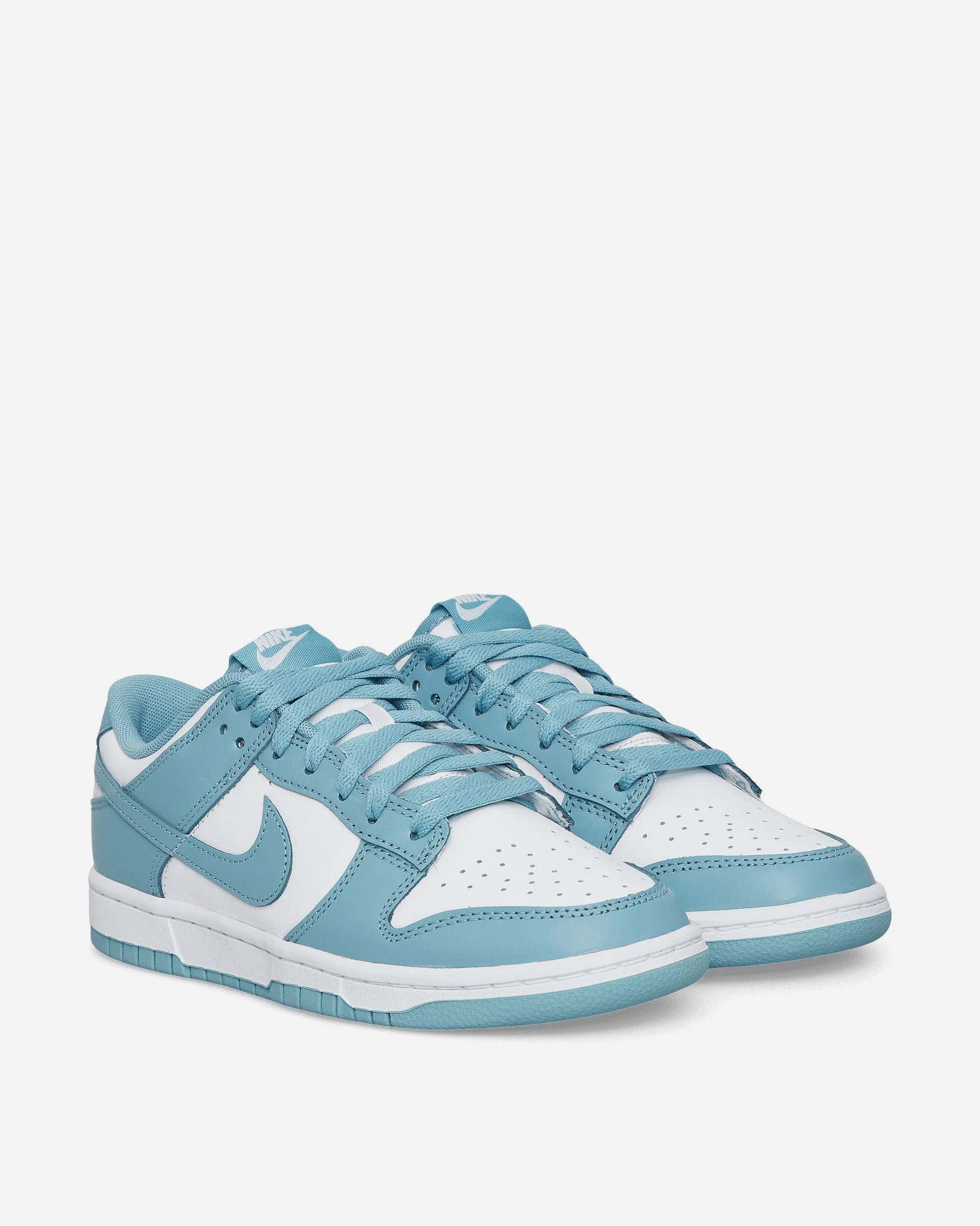 Dunk Low Retro Sneakers White / Denim Turquoise