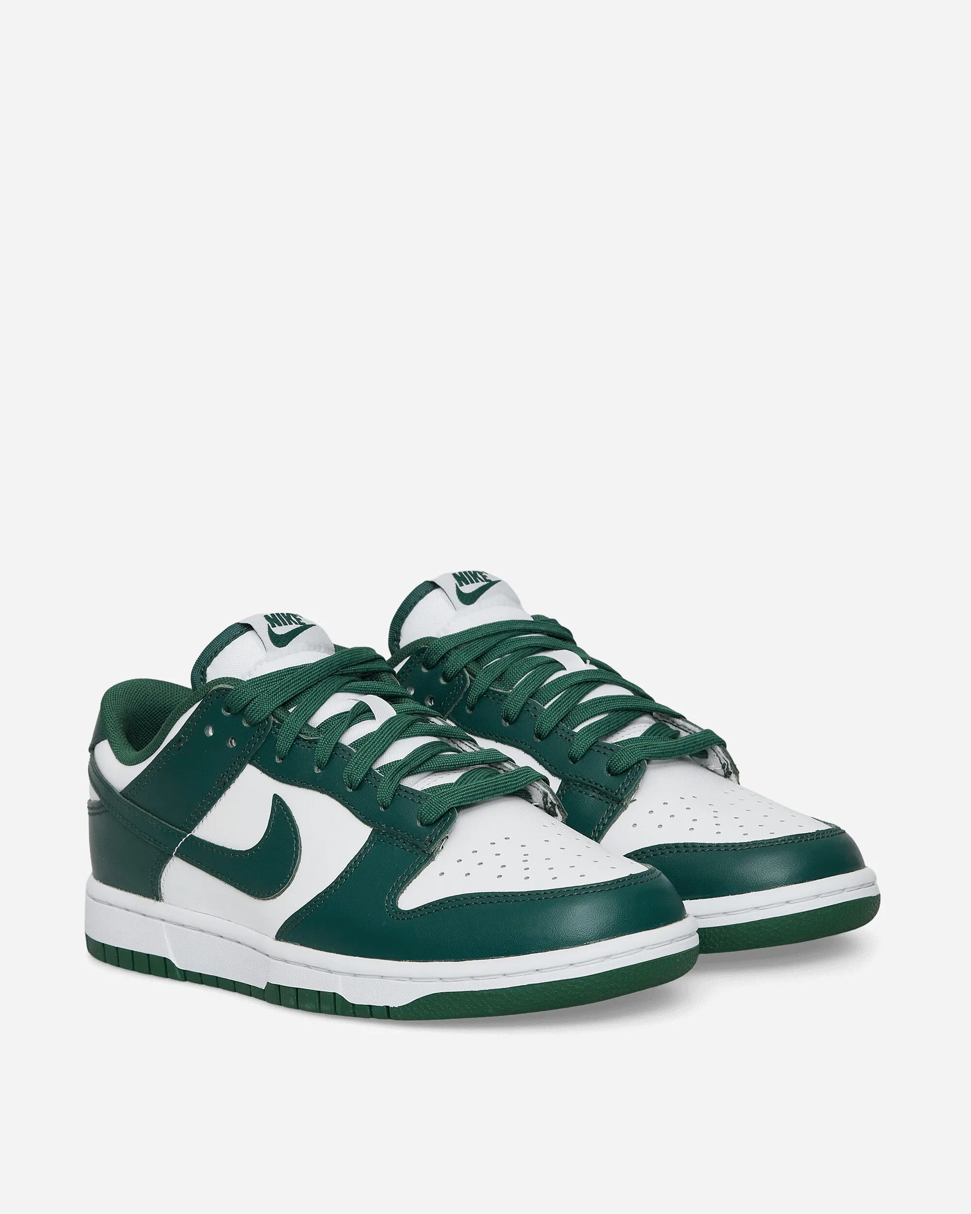 Dunk Low Retro Sneakers White / Team Green