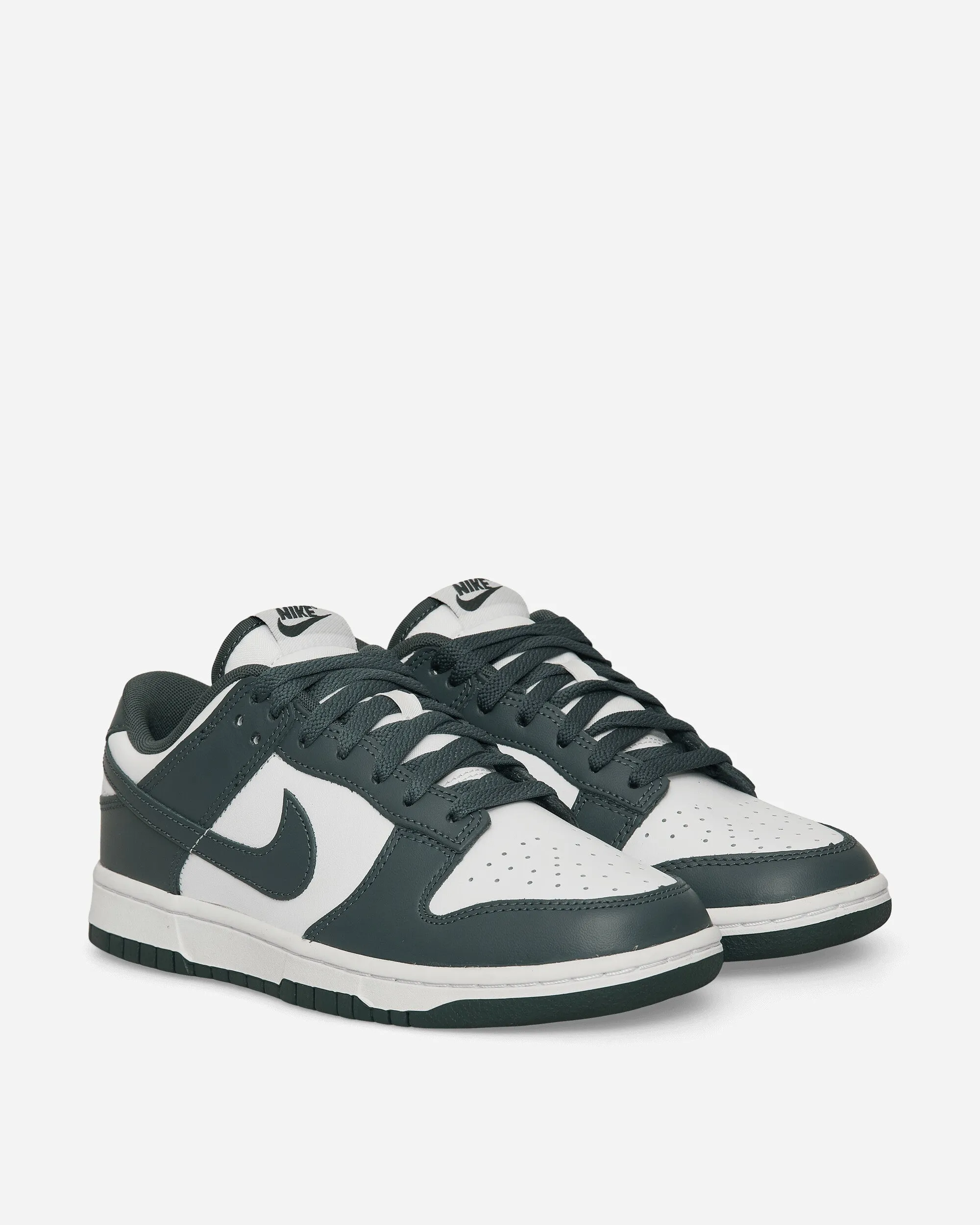 Dunk Low Retro Sneakers White / Vintage Green