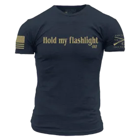 Hold My Flashlight T-Shirt - Midnight Navy