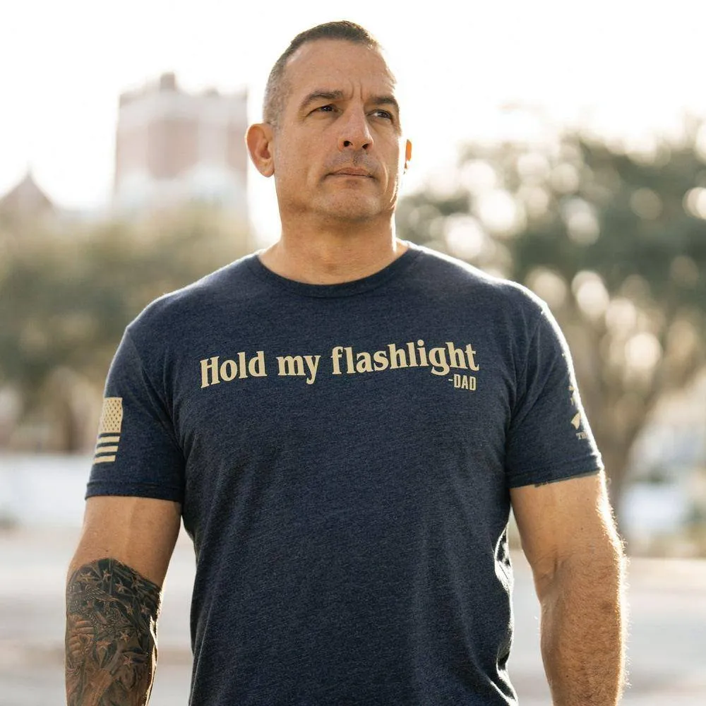 Hold My Flashlight T-Shirt - Midnight Navy