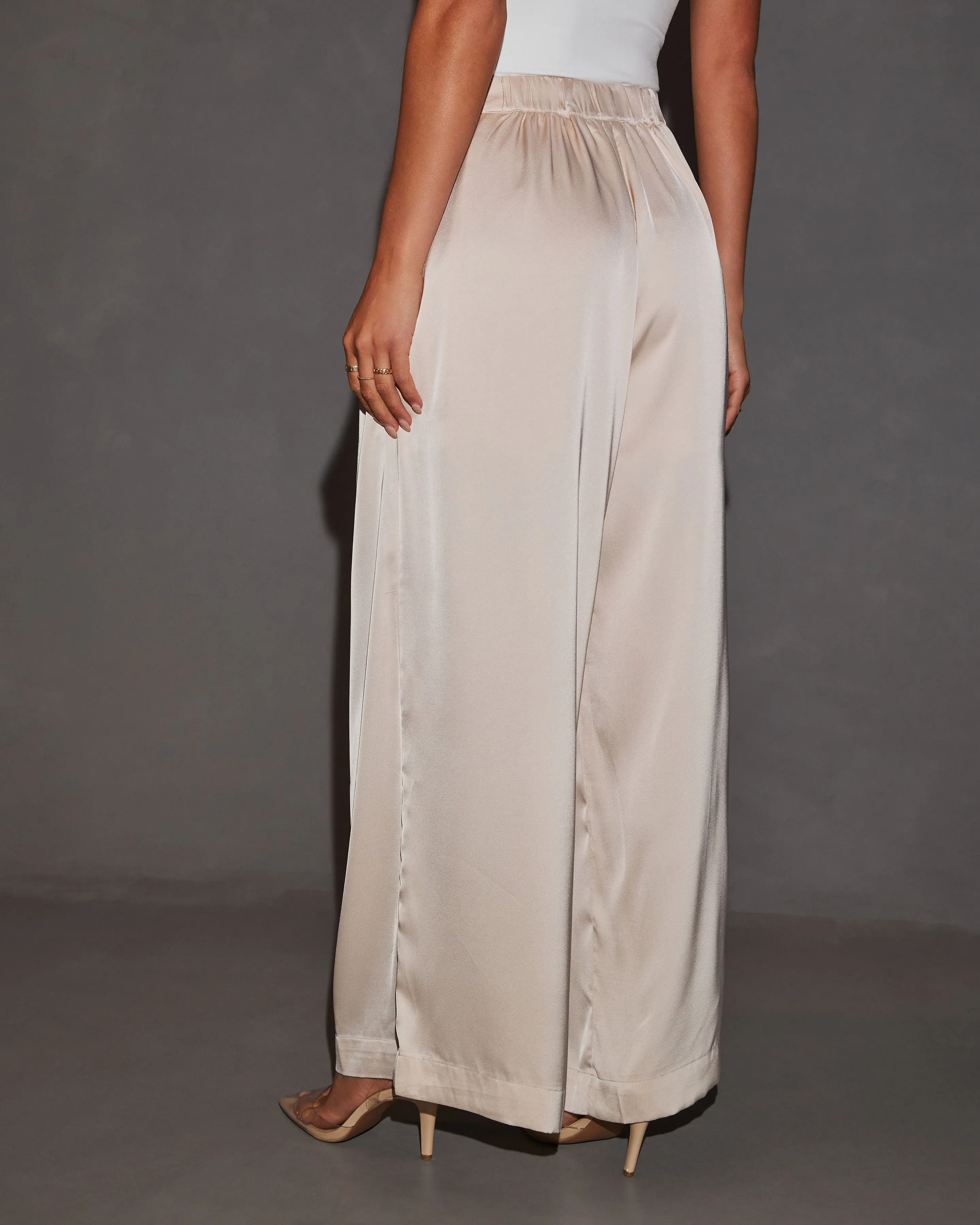 Malibu Satin Pocketed Trouser