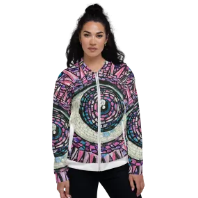 Mosaic Eye Art Unisex Bomber Jacket