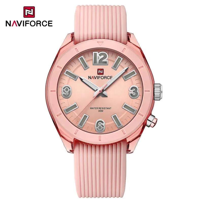 NAVIFORCE Women Fashion Watch Waterproof Personality Ladies Quartz Wristwatches Luxury Dress Clock Romatic Girlfriend Gift 2024