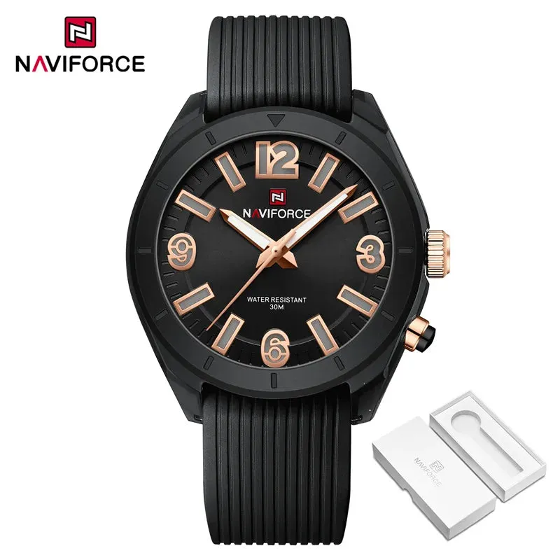 NAVIFORCE Women Fashion Watch Waterproof Personality Ladies Quartz Wristwatches Luxury Dress Clock Romatic Girlfriend Gift 2024