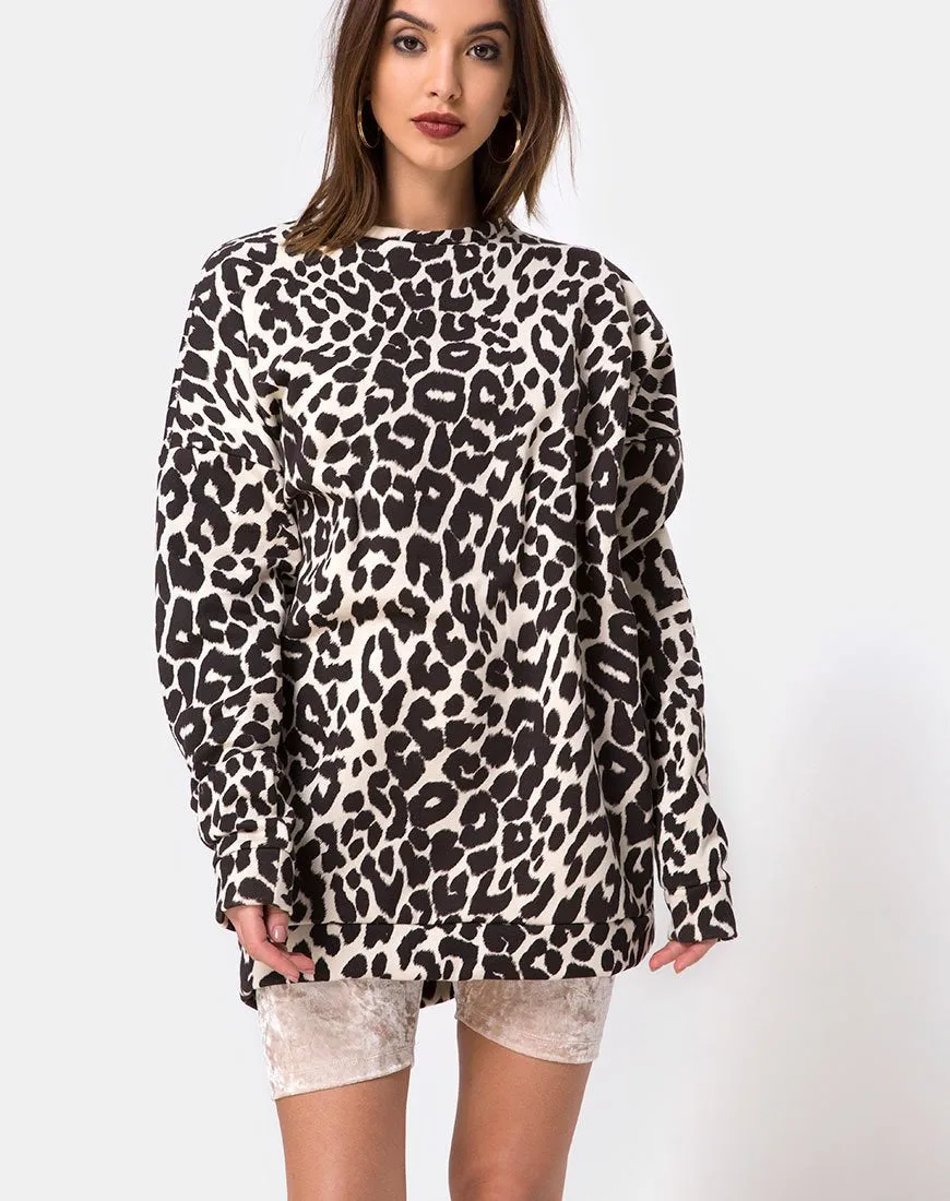 Oversize Sweatshirt in Oversize Jaguar