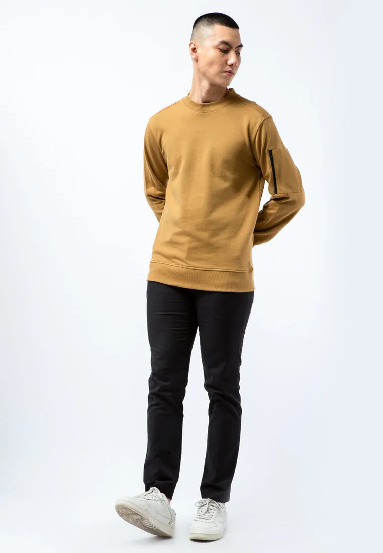 Round Neck Long Sleeve Sweatshirt