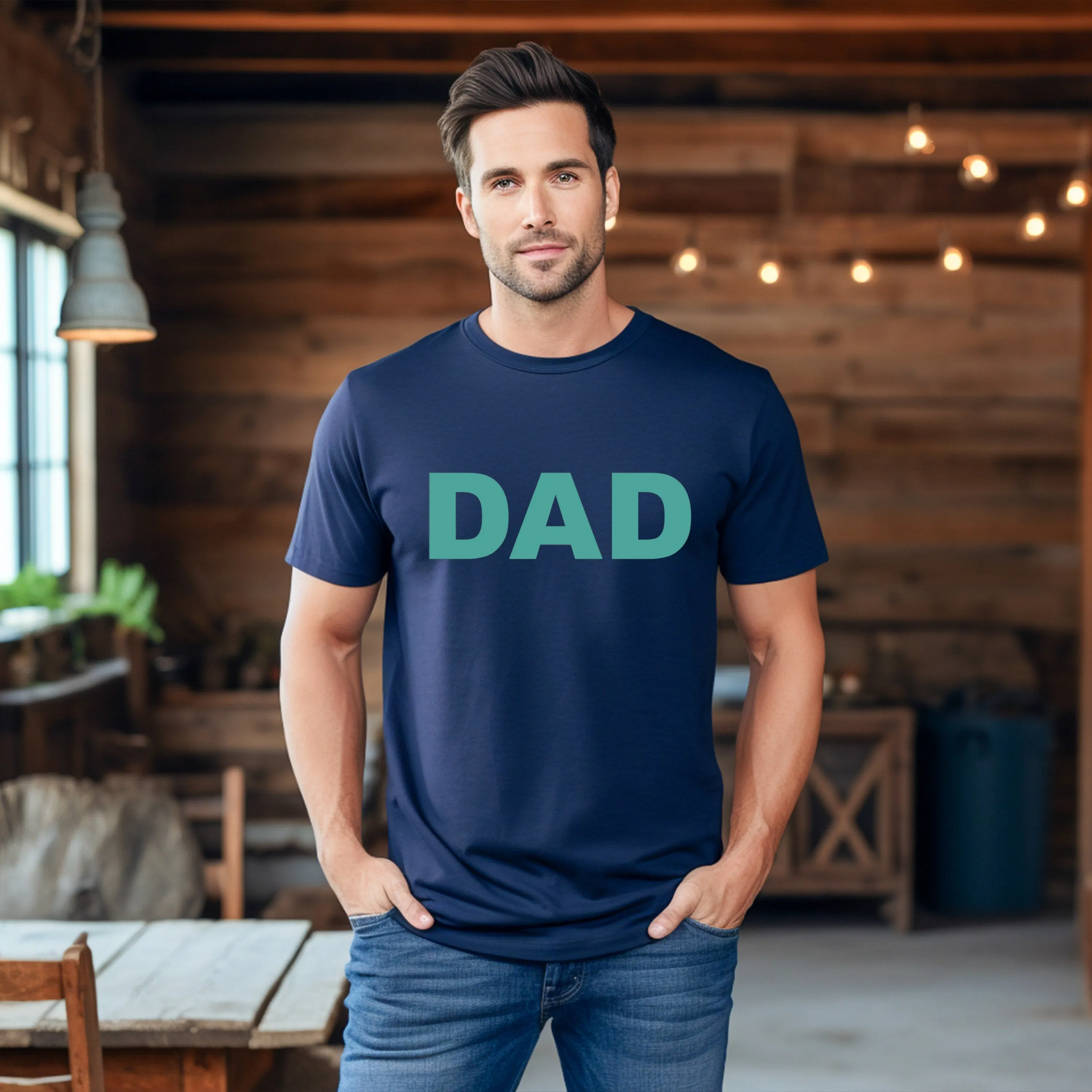 Teal Dad T-Shirt