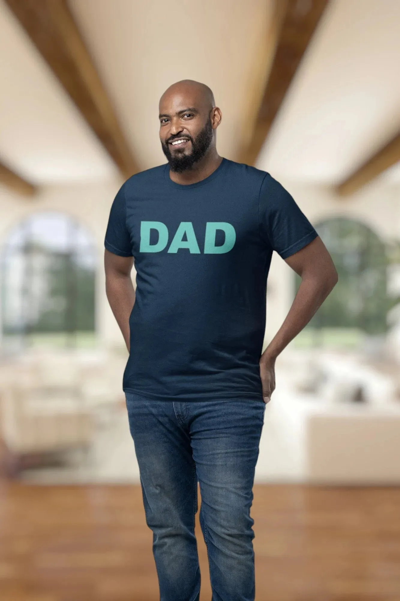 Teal Dad T-Shirt