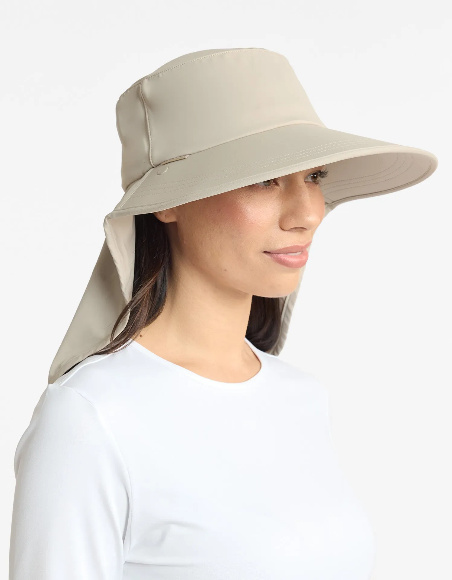 Ultimate Wide Brim Sun Hat with Face Protection UPF 50  (Legionnaire Style)