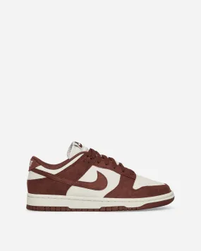 Women's Dunk Low Retro Sneakers Phantom / Red Sepia