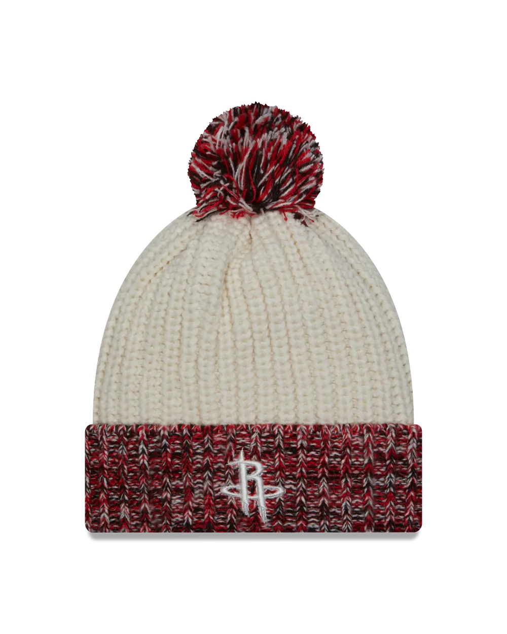 Women's Houston Rockets New Era Fresh Pom Knit Beanie